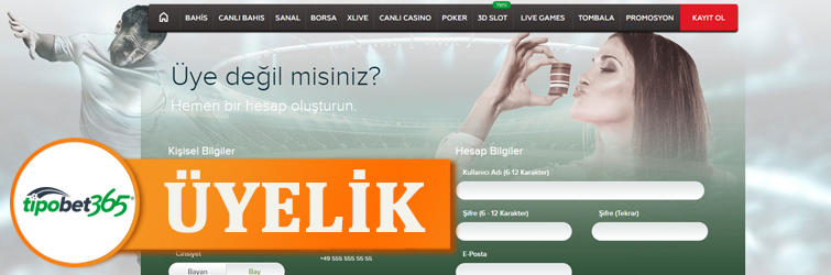 tipobet365 üyelik