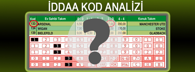 iddaa kod analizi