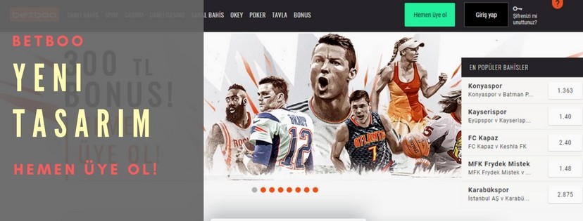 Betboo Yeni Tasarım