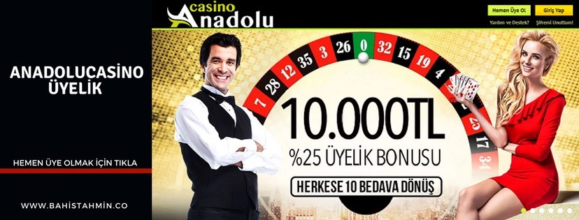 AnadoluCasino Üyelik İşlemleri