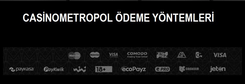 casinometropol para yatırma ve para çekme