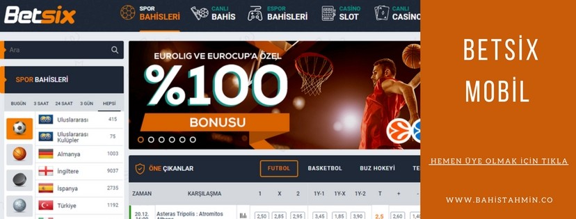 Betsix Mobil İşlemler