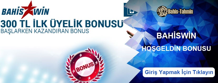 Bahiswin Spor Bahisi Hoşgeldin Bonusu 300 TL Oldu