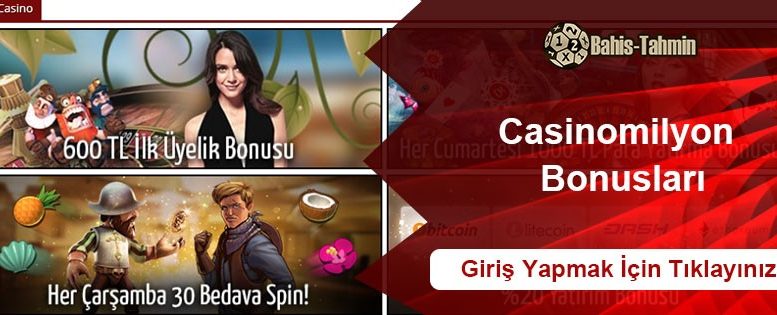 Casinomilyon Bonuslar