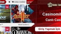 Casinomilyon Canlı Casino