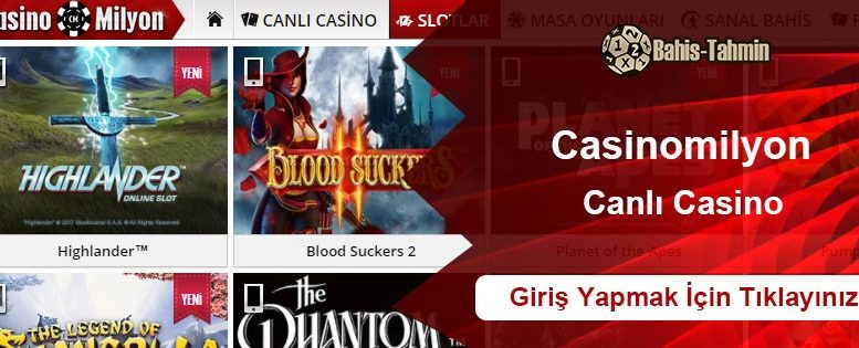 Casinomilyon Canlı Casino
