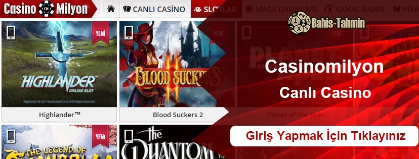 Casinomilyon Canlı Casino