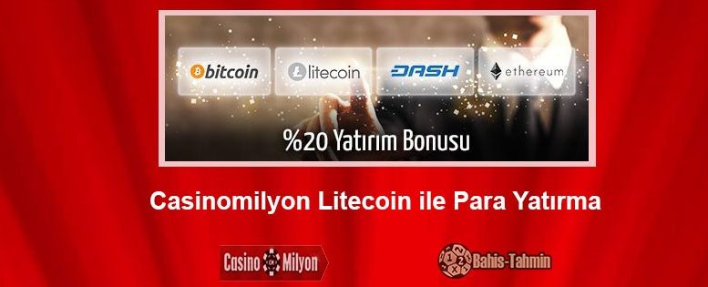 Casinomilyon Litecoin ile Para Yatırma