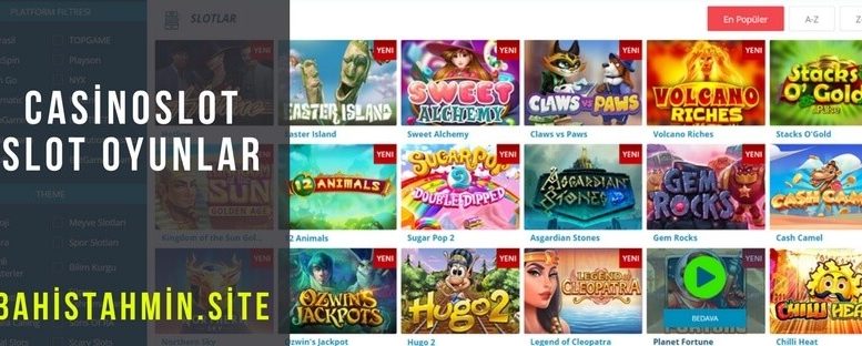 casinoslot slot oyunlari