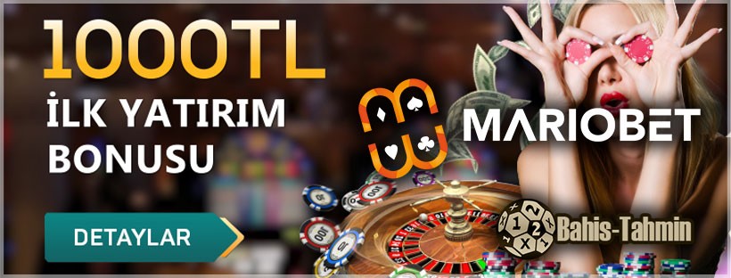 Mariobet Yatırım Bonusu 1000 TL