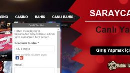 Saraycasino Canlı Yardım
