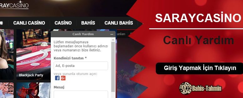 Saraycasino Canlı Yardım
