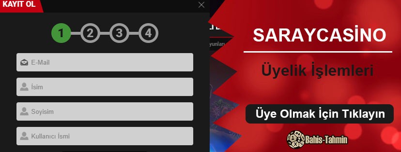 Saraycasino Üyelik İşlemleri