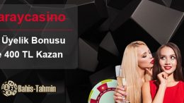 Saraycasino İlk Üyelik Bonusu 400 TL