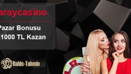 Saraycasino Pazar Bonusu 1000 TL