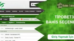 Tipobet365 Bahis Seçenekleri Arasında Neler Var?