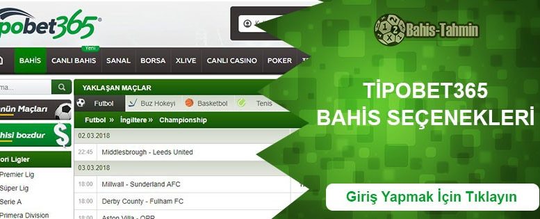 Tipobet365 Bahis Seçenekleri Arasında Neler Var?