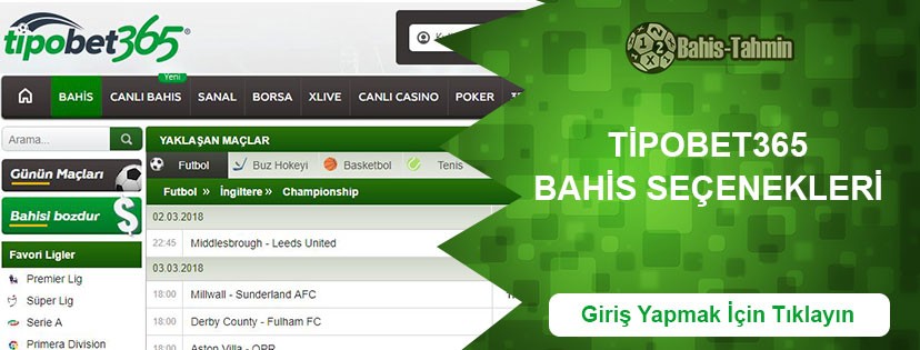 Tipobet365 Bahis Seçenekleri Arasında Neler Var?