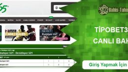 Tipobet365 Canlı Bahis