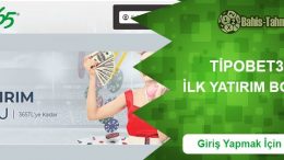 Tipobet365 İlk Yatırım Bonusu 365 TL