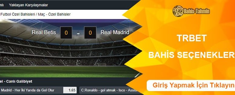 Trbet Canlı Bahis Seçenekleri