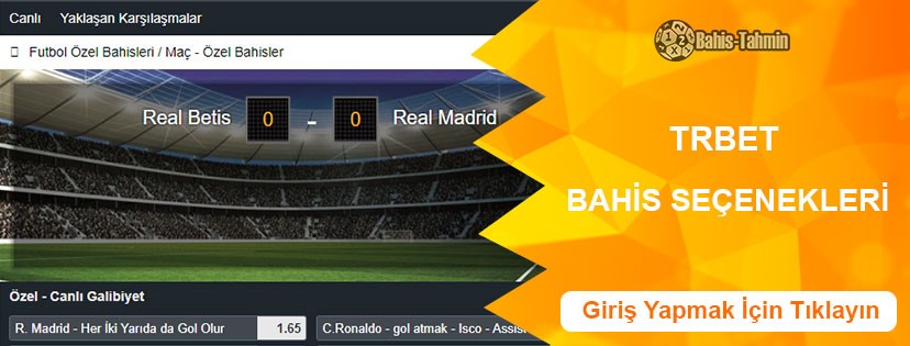 Trbet Canlı Bahis Seçenekleri