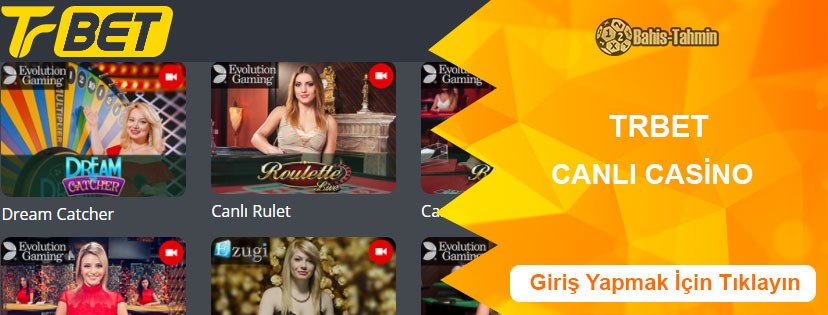 Trbet Canlı Casino ve Casino Oyunları