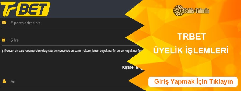 Trbet Hesap Açma İşlemleri