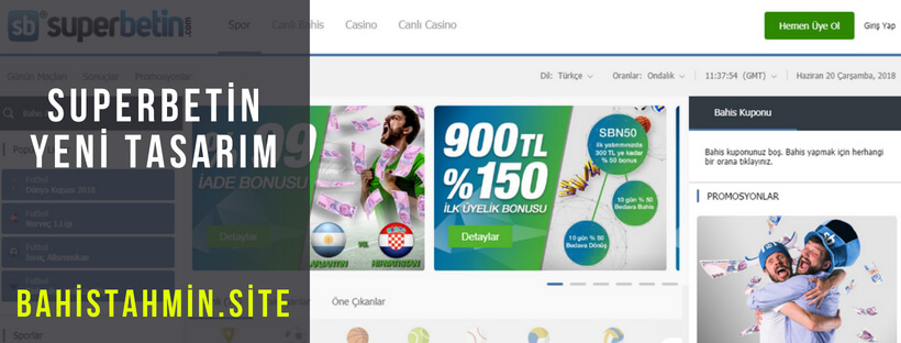 superbetin yeni tasarımı
