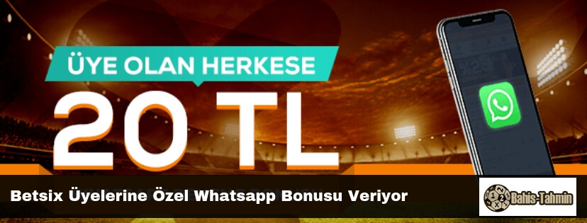 Betsix whatsapp bonusu