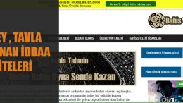 Okey Tavla Oynanan İddaa Siteleri